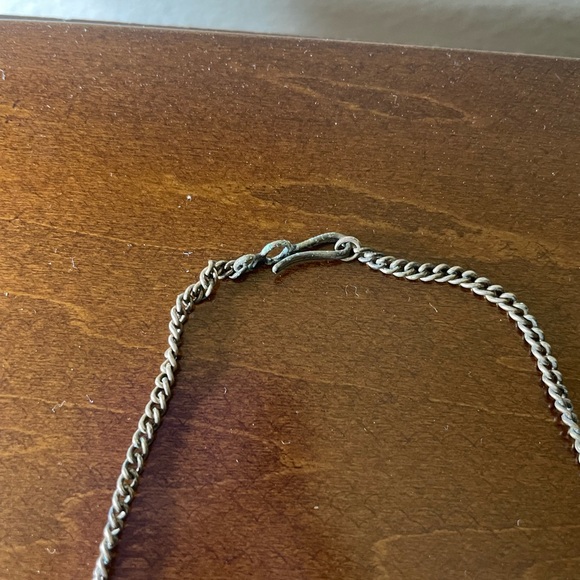 Antique Victorian faceted 900 silver filigree cleopatra bib festoon necklace - Picture 5 of 8